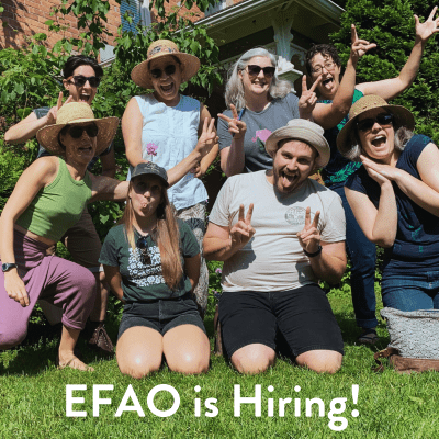 EFAO is Hiring a Northern Events Coordinator!