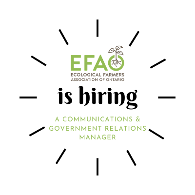 EFAO is hiring a Communications & Government Relations Manager